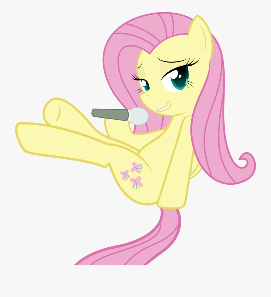 Artist Izeer Bedroom - Sing Fluttershy, Transparent Clipart