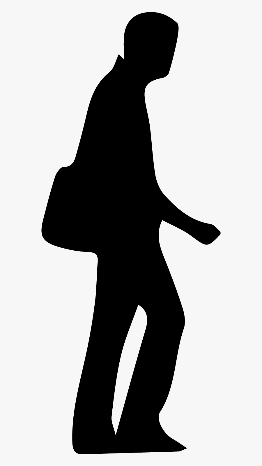 Clipart Walking Man Walking - Man Walking To The Right, Transparent Clipart