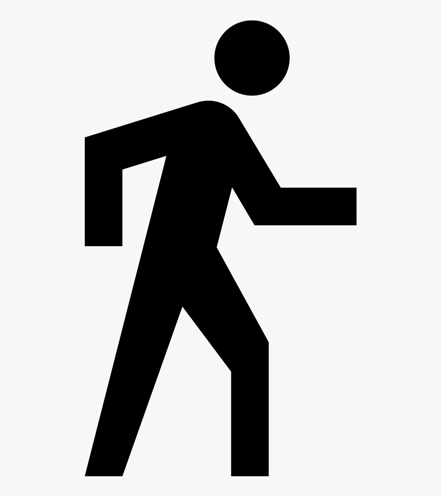 Clipart Walking Person Symbol - Walking Symbol Google Maps, Transparent Clipart
