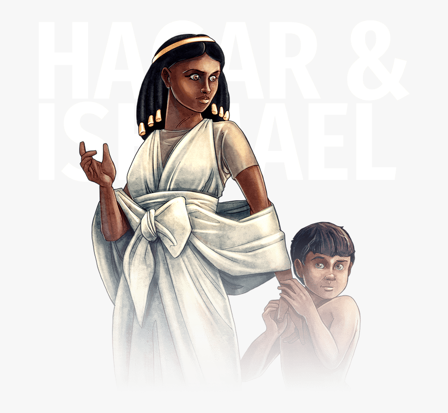 Image Result For Hagar And Ishmael - Hagar And Ishmael Clipart, Transparent Clipart