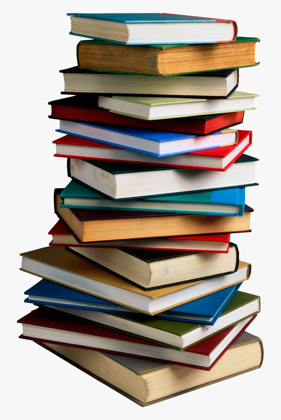 Stack Of Books Transparent Background, Transparent Clipart