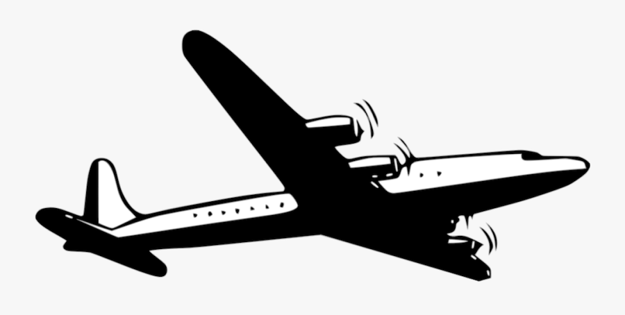 Clip Art Avion, Transparent Clipart