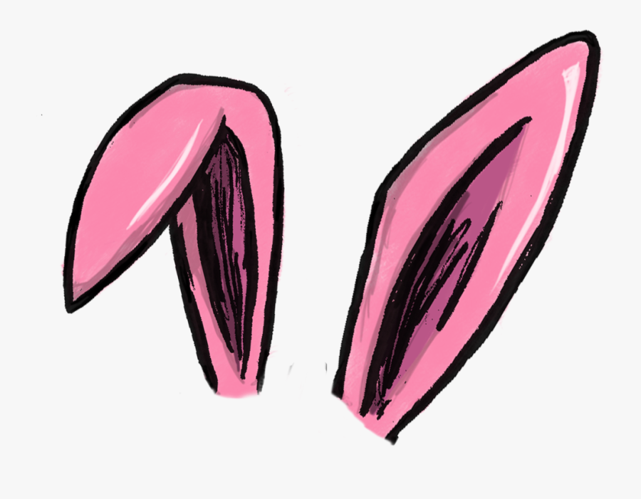 Easter Bunny Ears Png Vector Black And White - Transparent Easter Bunny Ears, Transparent Clipart