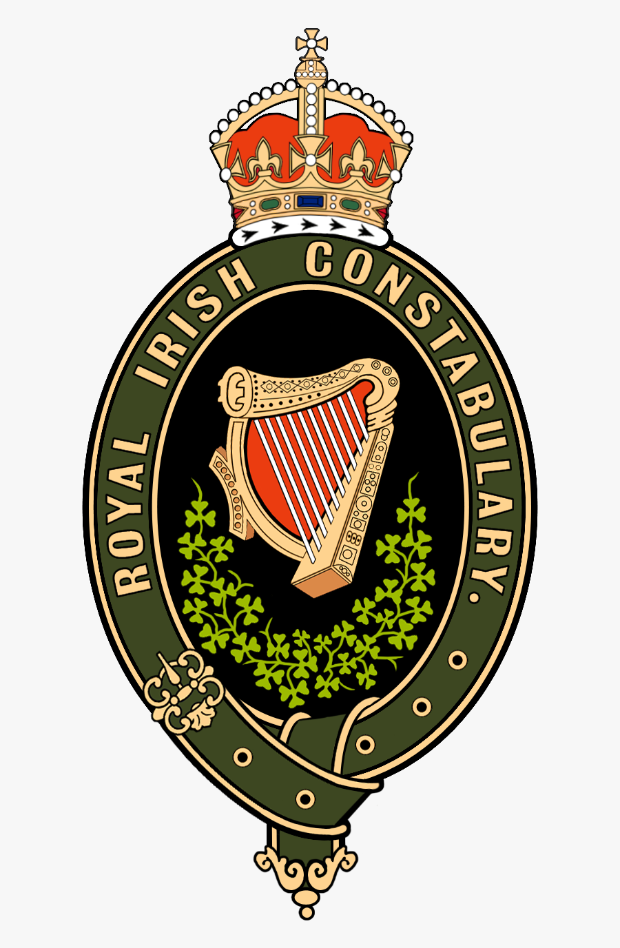 Royal Irish Constabulary Badge - House Of Xtravaganza Logo, Transparent Clipart
