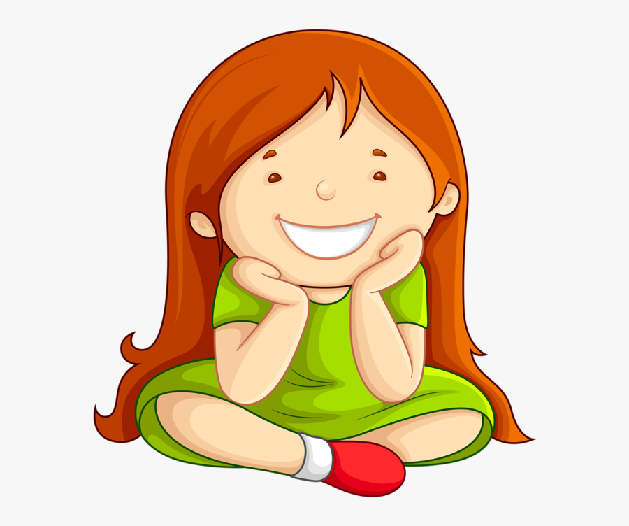 Friendly Clipart Healthy Kid - Cartoon Picture Of Girl, Transparent Clipart