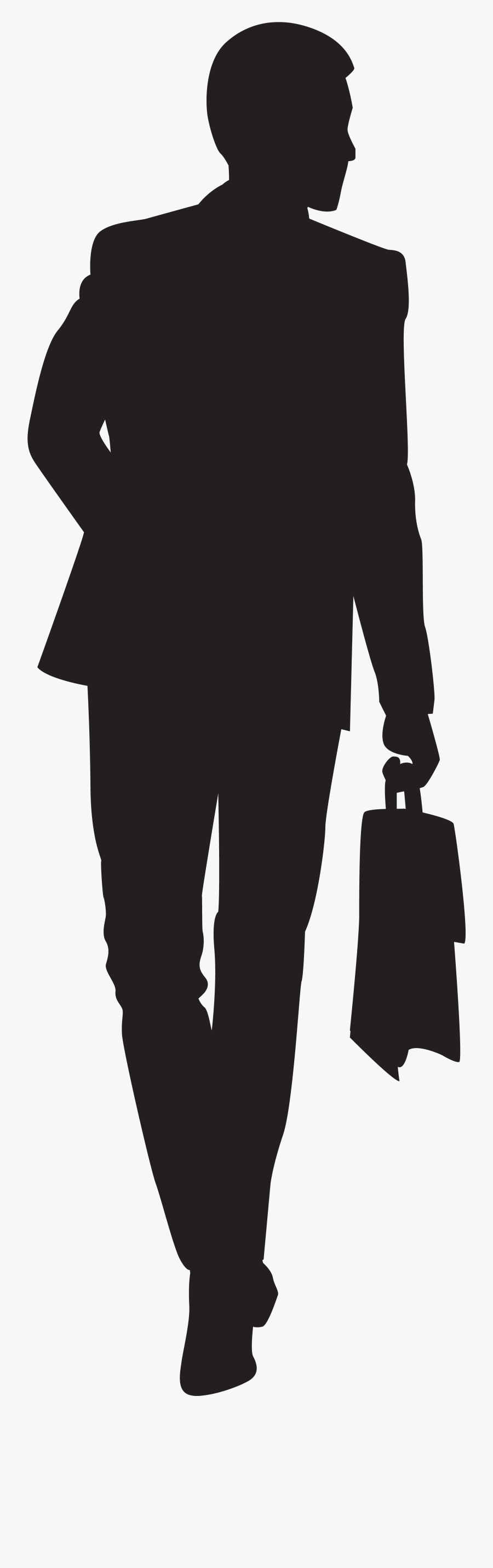 Businessman Silhouette Png Clip - Silhouette Businessman Clipart, Transparent Clipart