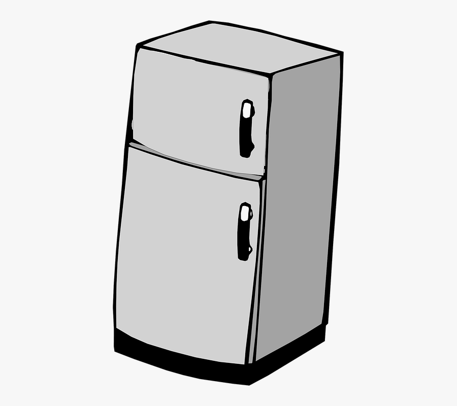Refridgerator-min - Refrigerator Clipart, Transparent Clipart