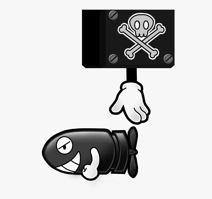 Torpedo Ted By The Papernes Guy On Clipart Library - Mario Series, Transparent Clipart