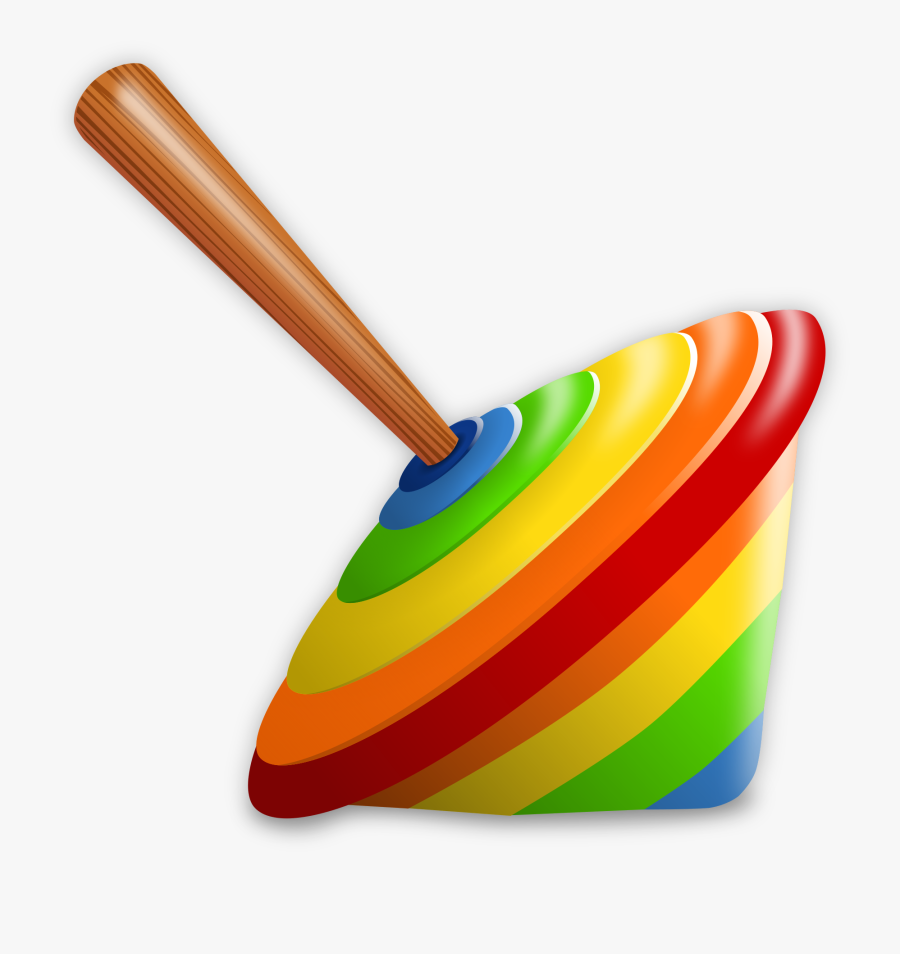 Toys Clipart Top - Transparent Spinning Top Png, Transparent Clipart
