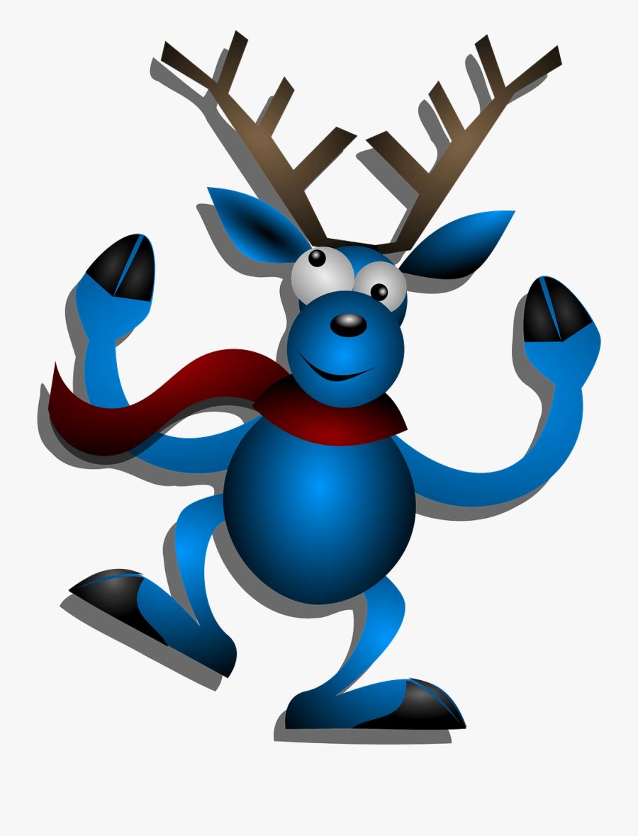 Reindeer Dancing, Transparent Clipart