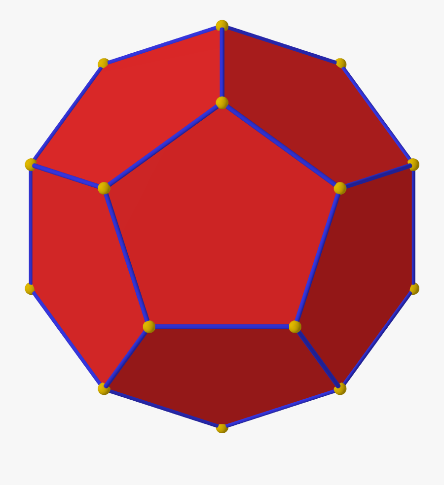 Polyhedron 12 Big From Red - Umbrella, Transparent Clipart