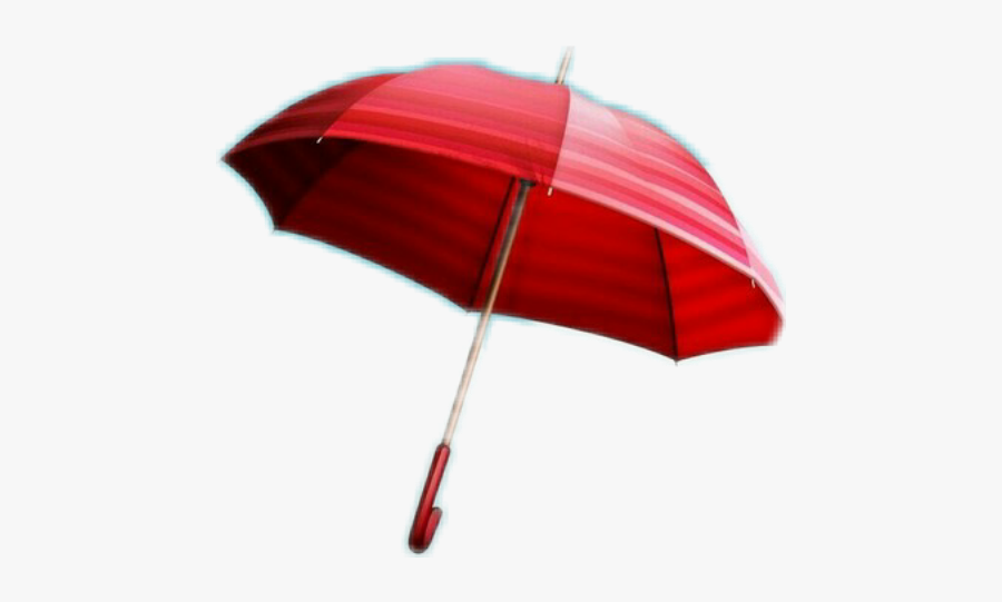 #ftestickers #red #umbrella - Png Parachute Hd Picsart, Transparent Clipart