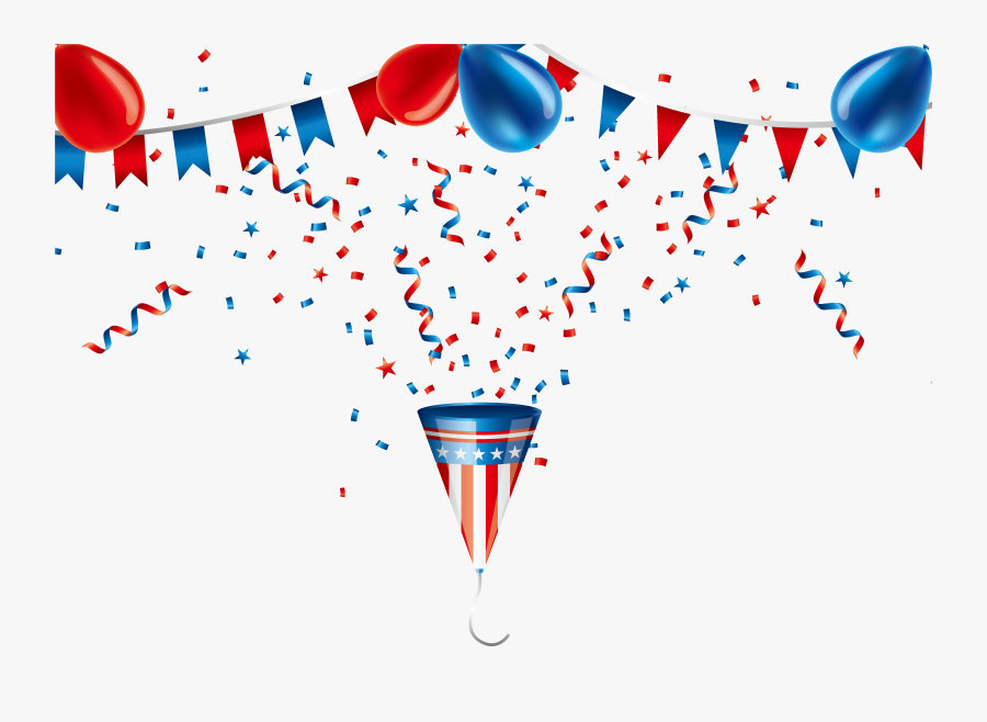 Speech Balloon Fireworks Transprent - Transparent Background Party Poppers Png, Transparent Clipart