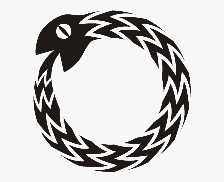 Ouroboros Snake Symbol Eternity - Schlange Beißt Sich In Den Schwanz, Transparent Clipart