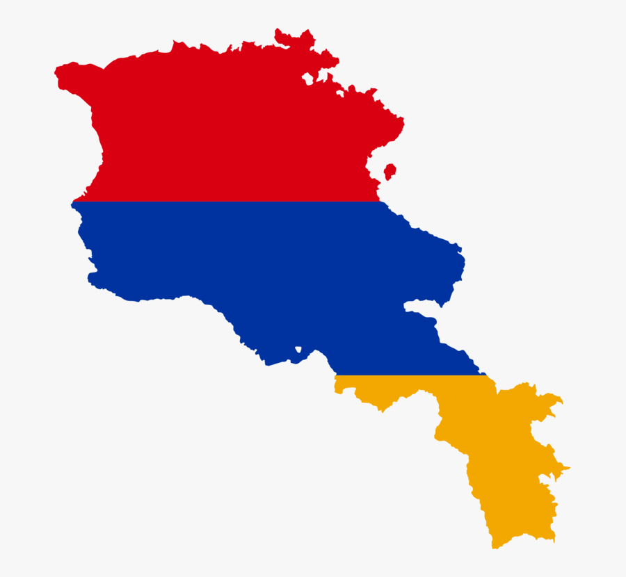 Map,area,sky - Armenian Flag, Transparent Clipart
