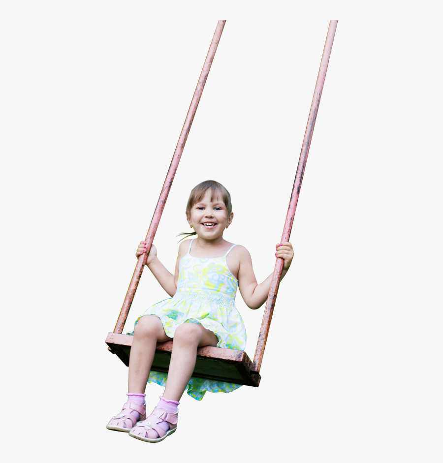 Transparent Kid Swinging Clipart - Child Swing Png, Transparent Clipart