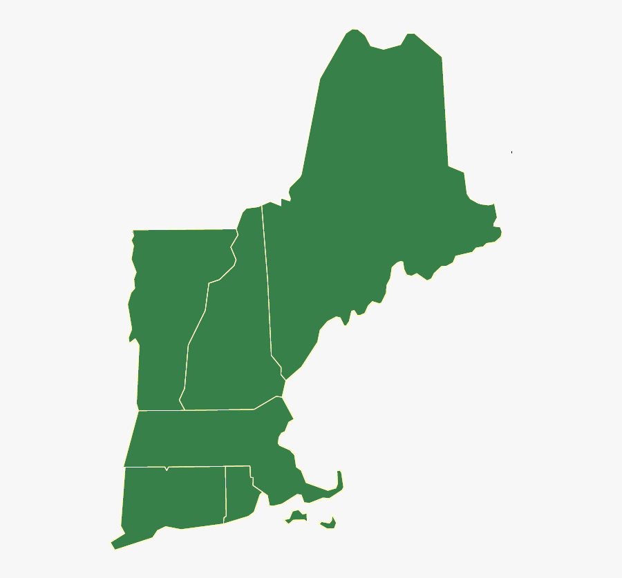 The Bard Of Boston - New England State Outline, Transparent Clipart