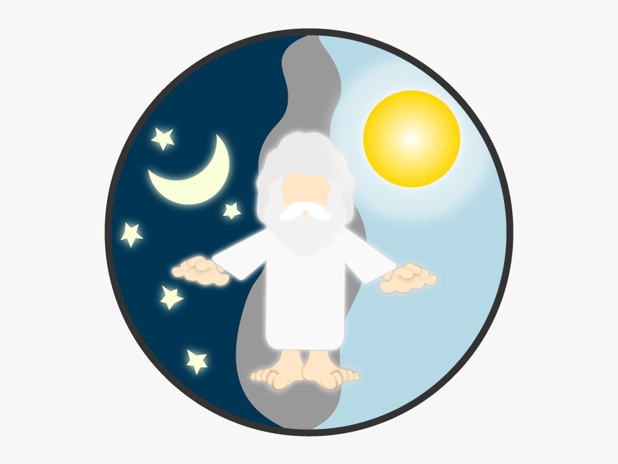 Creation Clipart Day Night - Creation Of Day And Night, Transparent Clipart