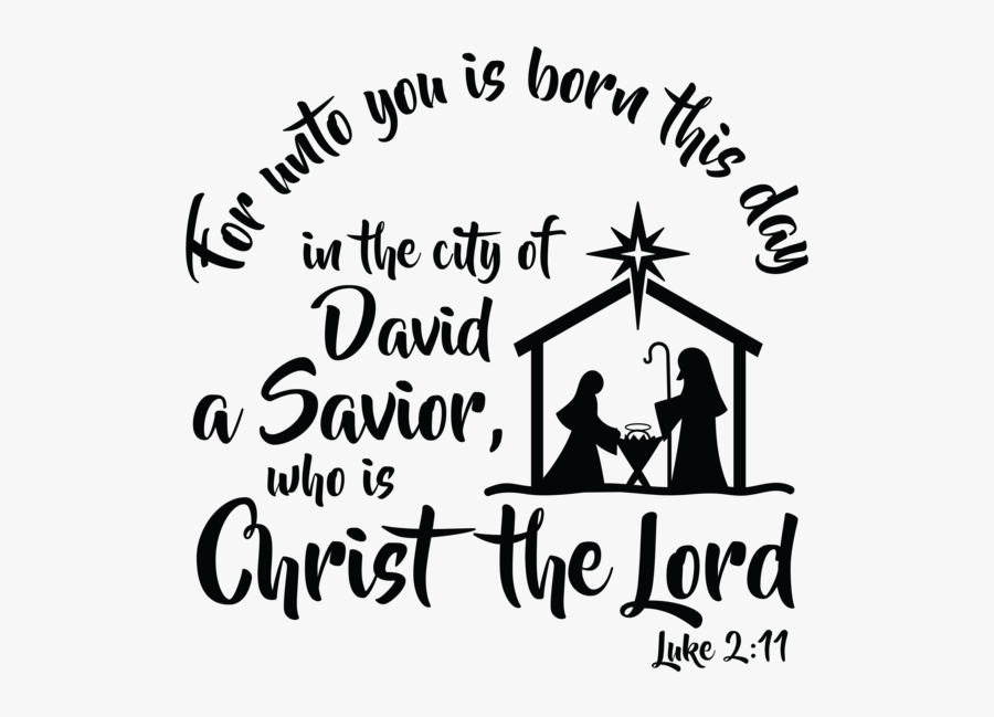 Transparent Silent Night Clipart - Christ Is Born Clipart, Transparent Clipart