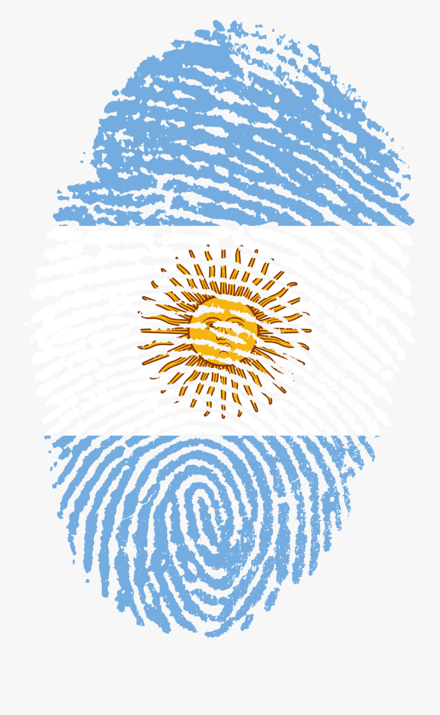 #fingerprint #argentina #flag #football #soccer #worldcup - Challenges Of Digital India, Transparent Clipart