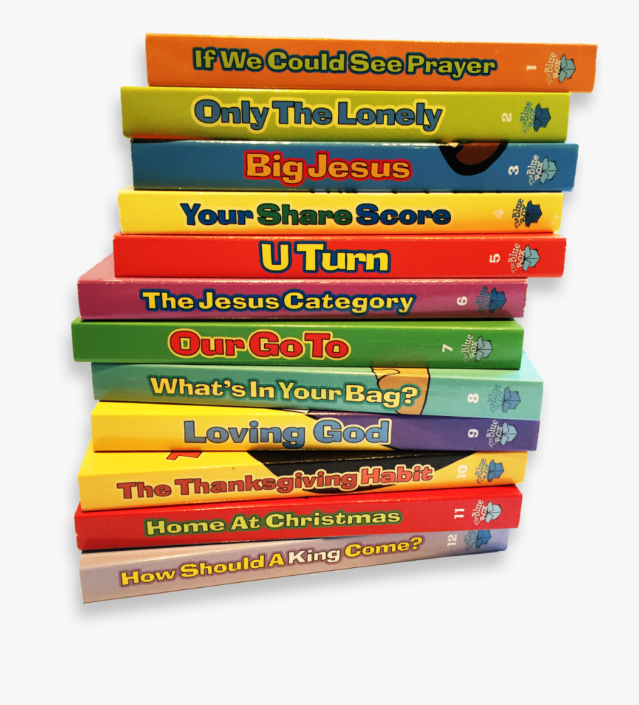 Transparent Book Spines Clipart - Orange, Transparent Clipart