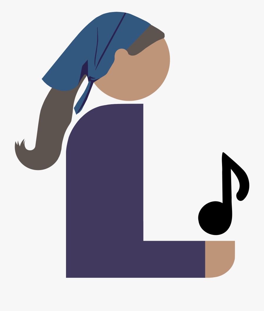 A Low German Mennonite Woman Holds A Music Note, Transparent Clipart