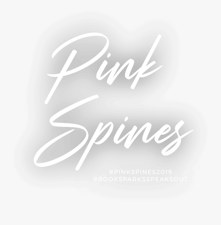 Pink Spines - Calligraphy, Transparent Clipart
