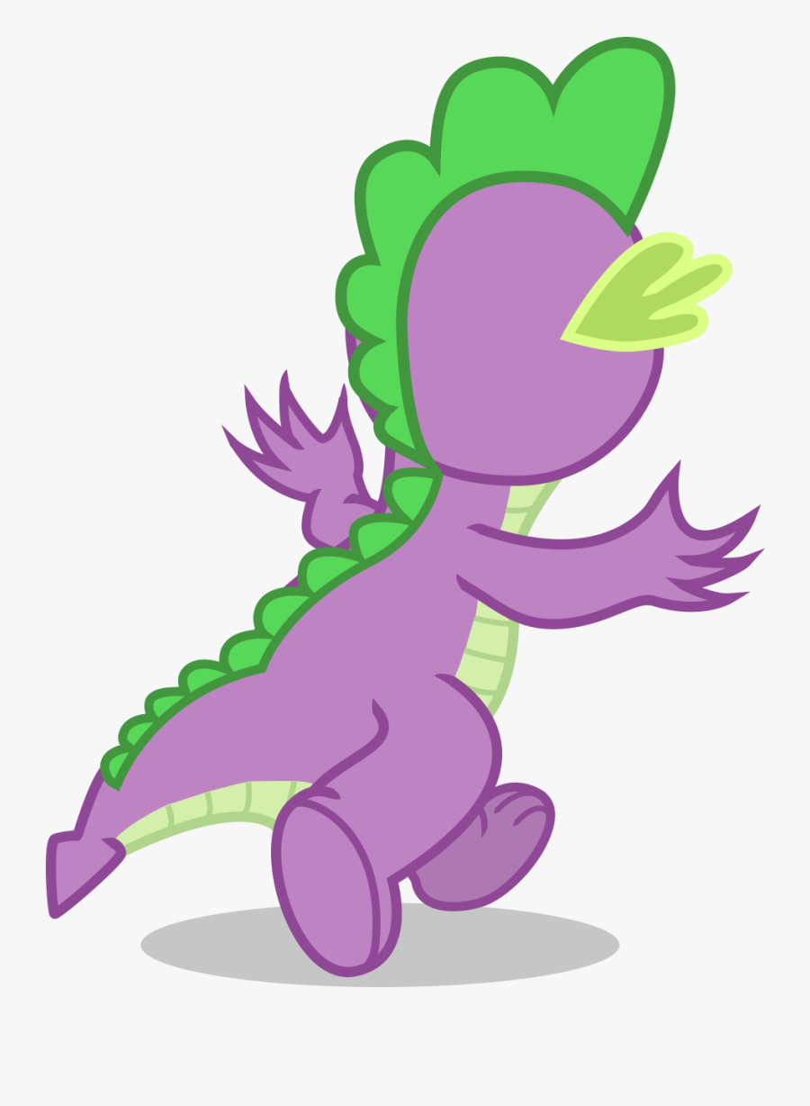 Vector Spine Transparent Background - Spike The Dragon Vector Run, Transparent Clipart