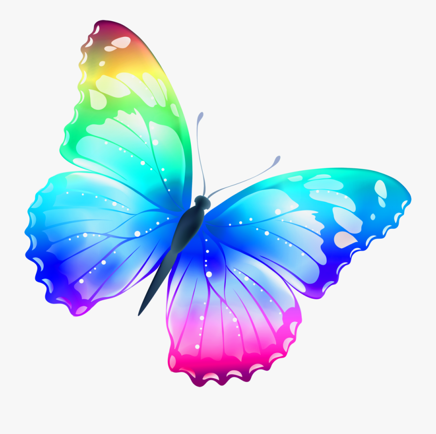 Download Flying Butterflies Png File For Designing - Clip Art Butterfly, Transparent Clipart