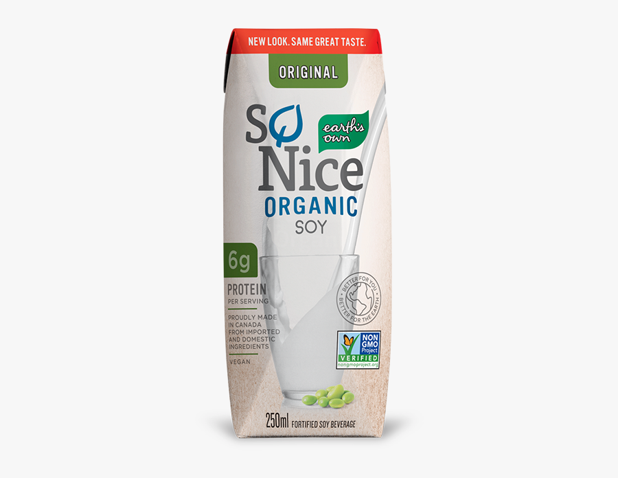 Earths Own Original Organic Soy Milk Plant Based Milk - Emmer, Transparent Clipart