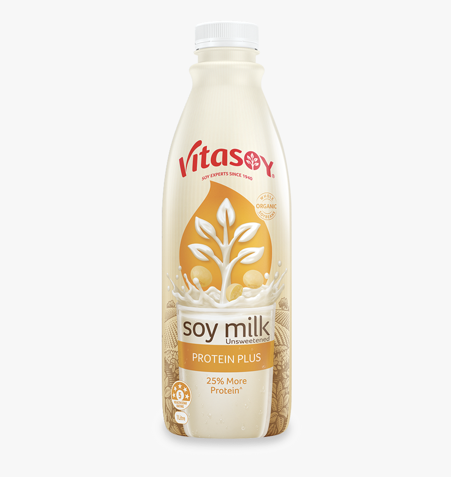 Vitasoy Soy Milk Calci Plus, Transparent Clipart