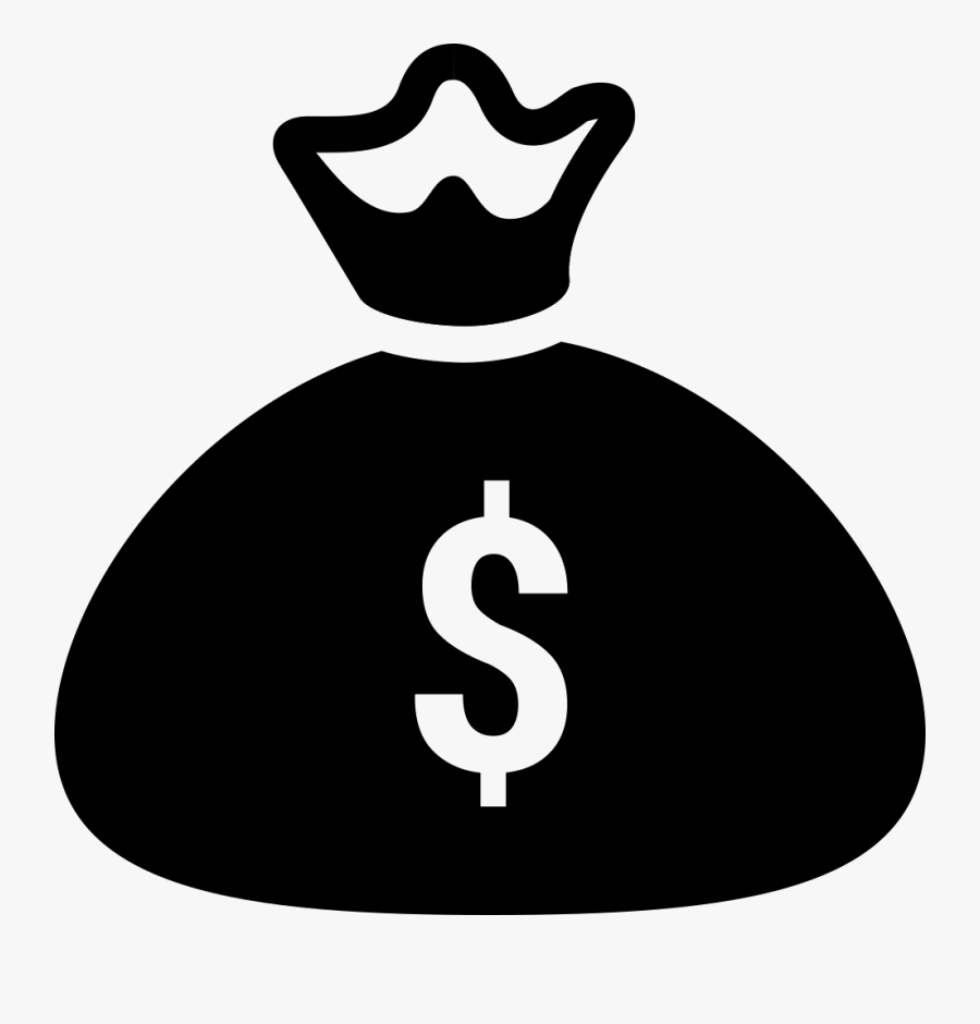 Computer Icons Money Bag Bank Clip Art - Money Bag Icon Png, Transparent Clipart