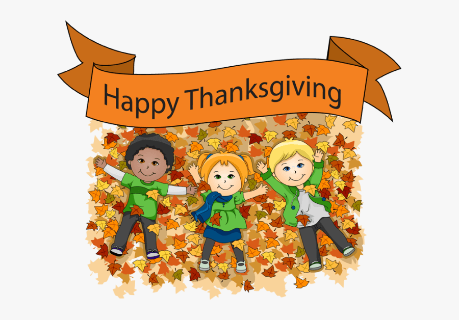 Thanksgiving Clip Art For Kids - Happy Thanksgiving Kids Clipart, Transparent Clipart
