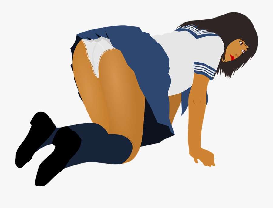 Clipart Issue 1293824 960 720 - Doggy Style Girl Cartoon, Transparent Clipart