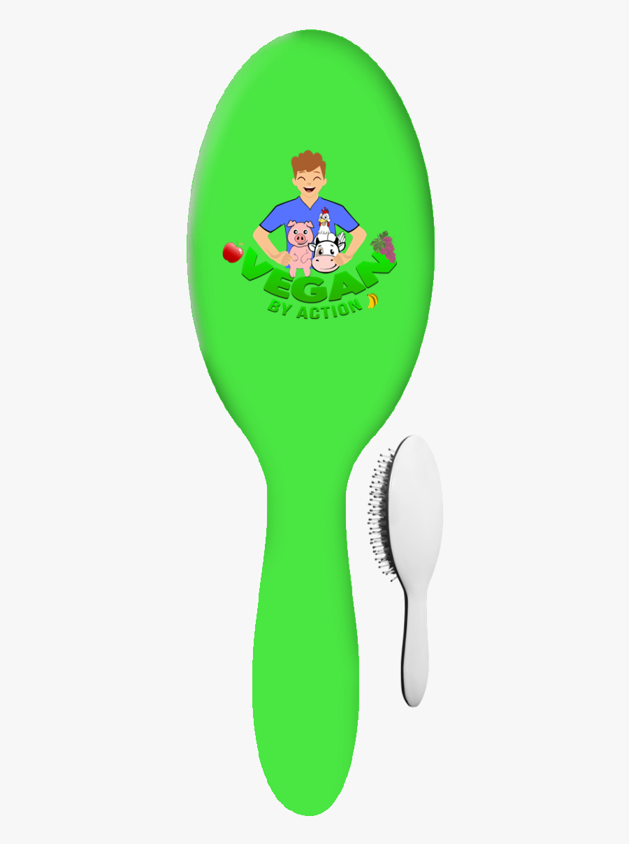 Hb Hair Brush Kelly One Size Vegan By Action, Transparent Clipart