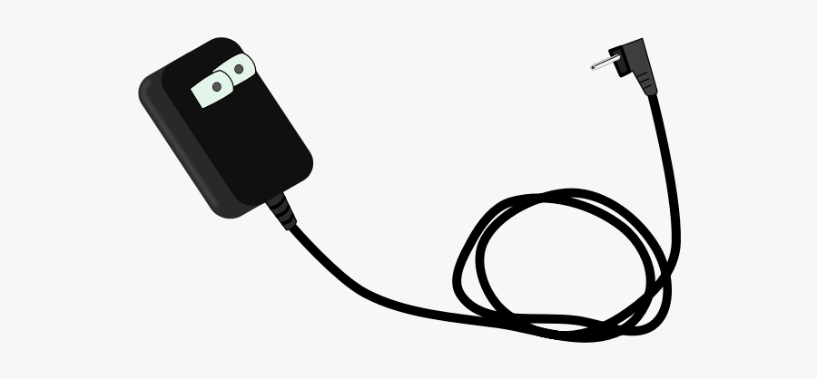 Phone Charger Vector Clip Art - Ac Adaptor Clip Art, Transparent Clipart
