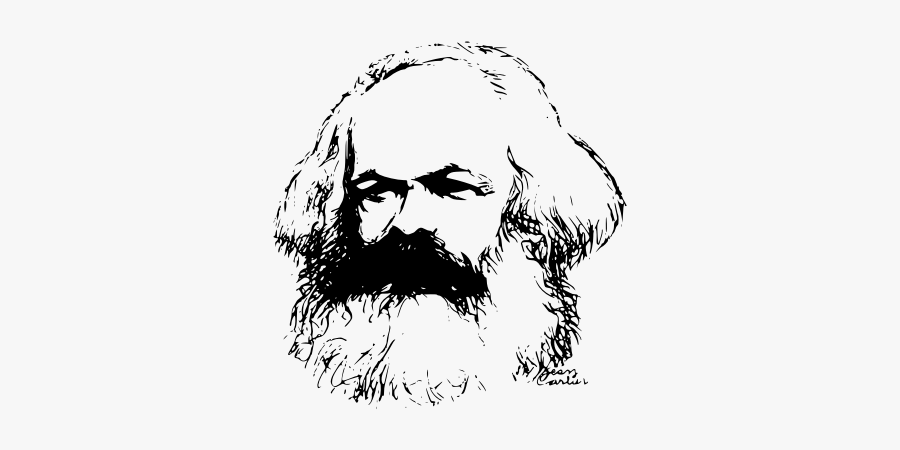 Marx Portrait - Karl Marx Clip Art, Transparent Clipart