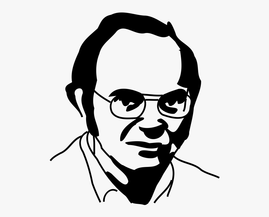 Clipart - Donald Knuth - Donald Knuth Png, Transparent Clipart