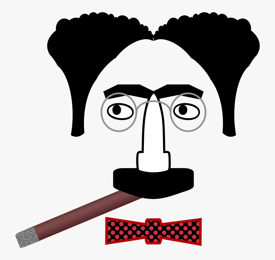 Marx Clipart Free For Download - Groucho Marx Hair Clipart, Transparent Clipart