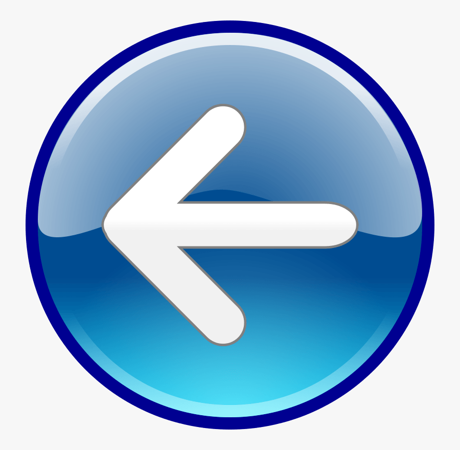 Button Clipart - Windows 7 Back Button, Transparent Clipart
