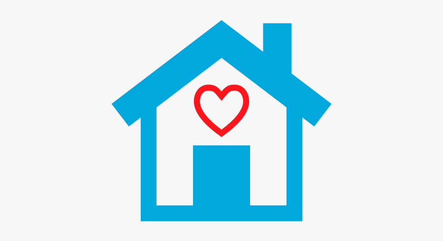 Vector Illustration Of Home Built With Love Icon - Hospital To Home Clipart, Transparent Clipart