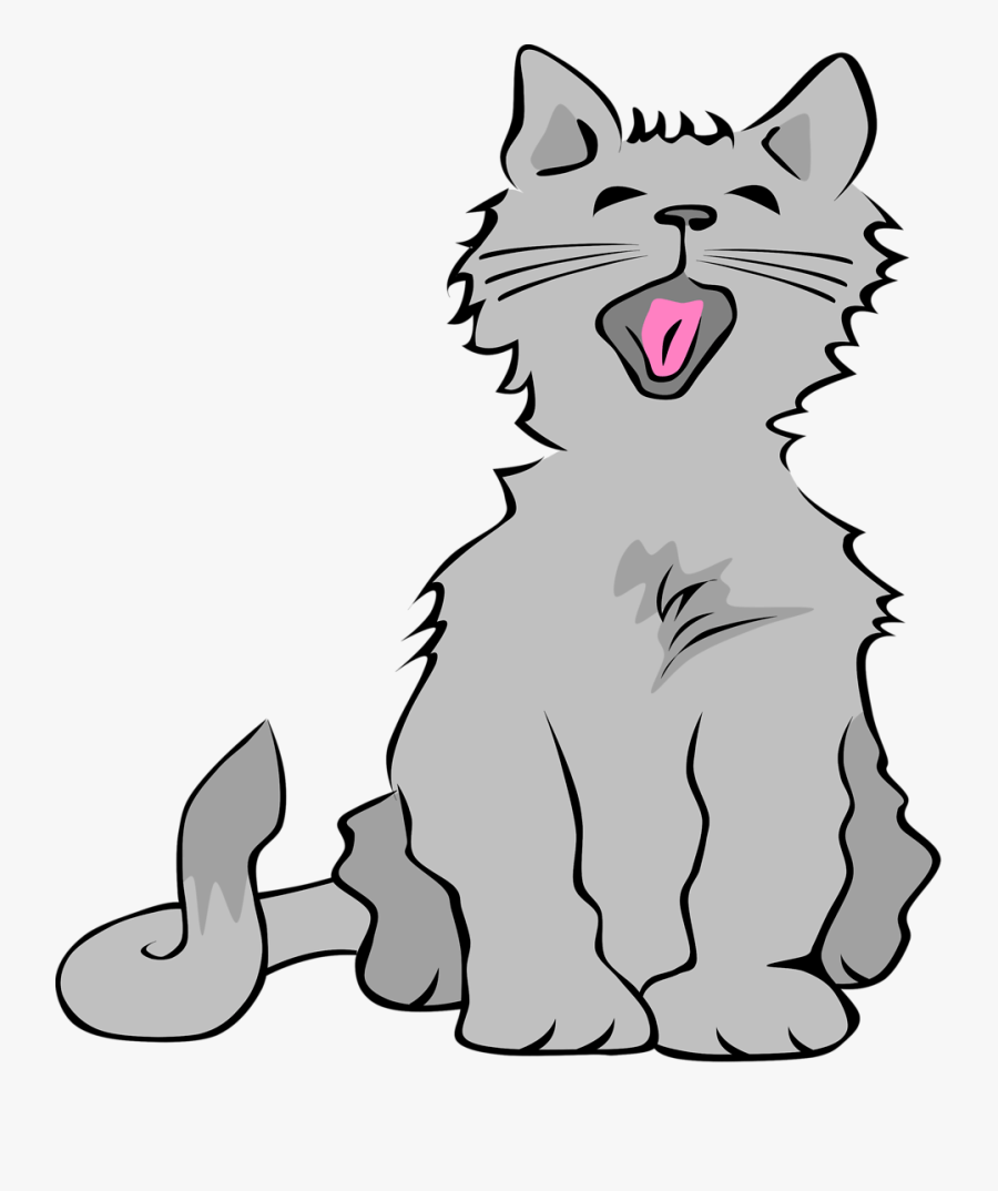 Furry Clipart Clear Background - Clip Art Cat Meow, Transparent Clipart
