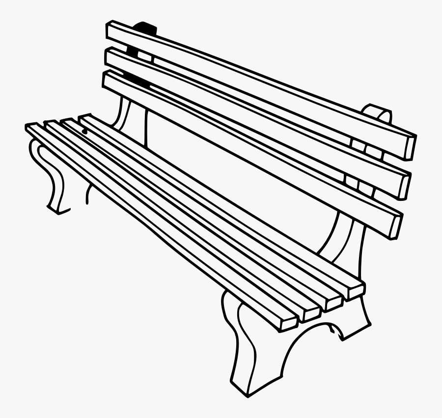 Bench - Bench Clipart Black And White, Transparent Clipart