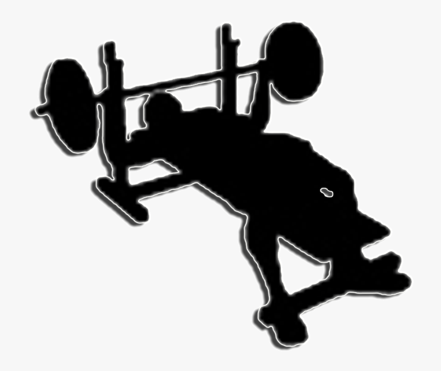 Bench Clipart Weight Lifting - Bench Press Clipart, Transparent Clipart