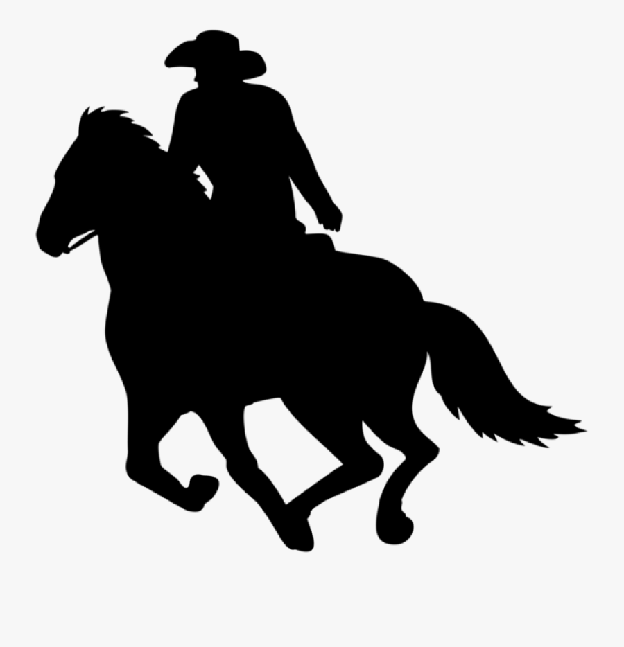 Cowboy Silhouette Png Image - Cowboy Png, Transparent Clipart