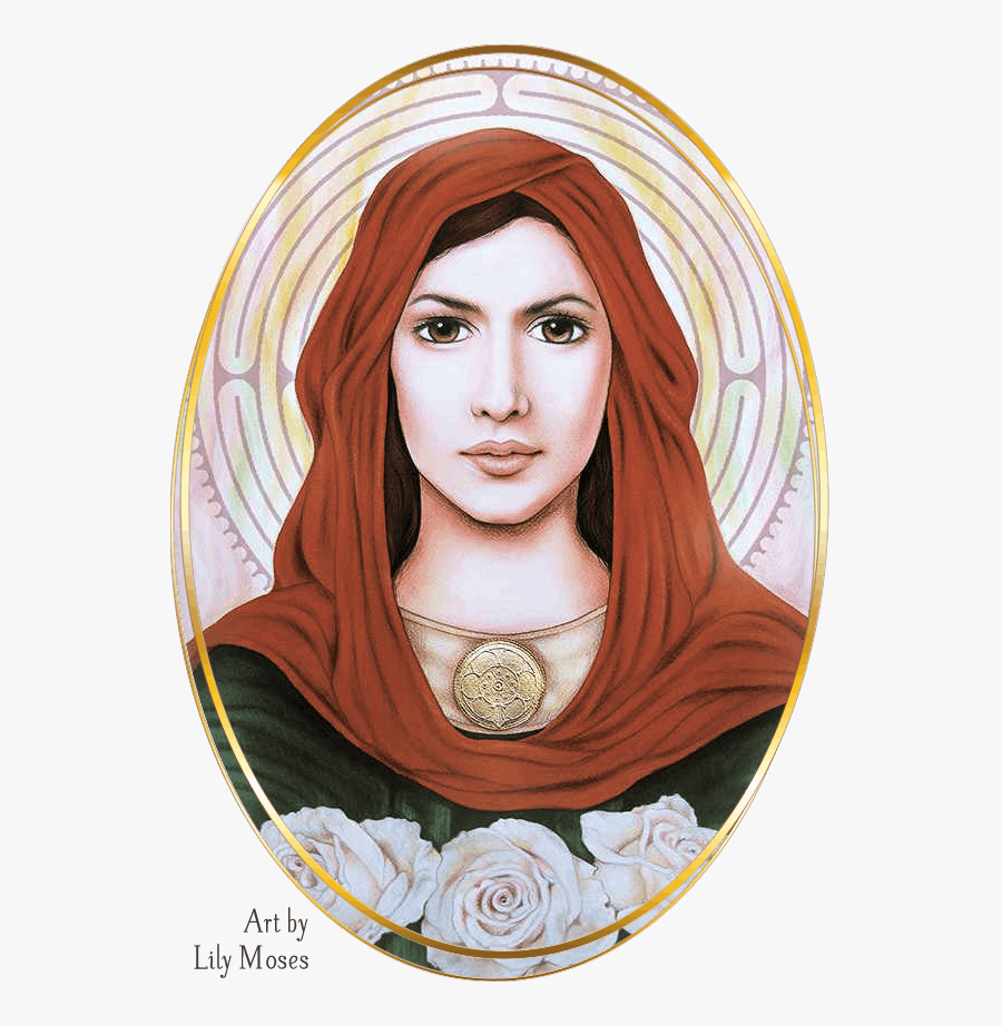 Mary Magdalene Lady Of The Labyrinth, Transparent Clipart