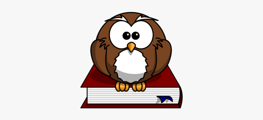 Owl On A Book Clipart, Transparent Clipart