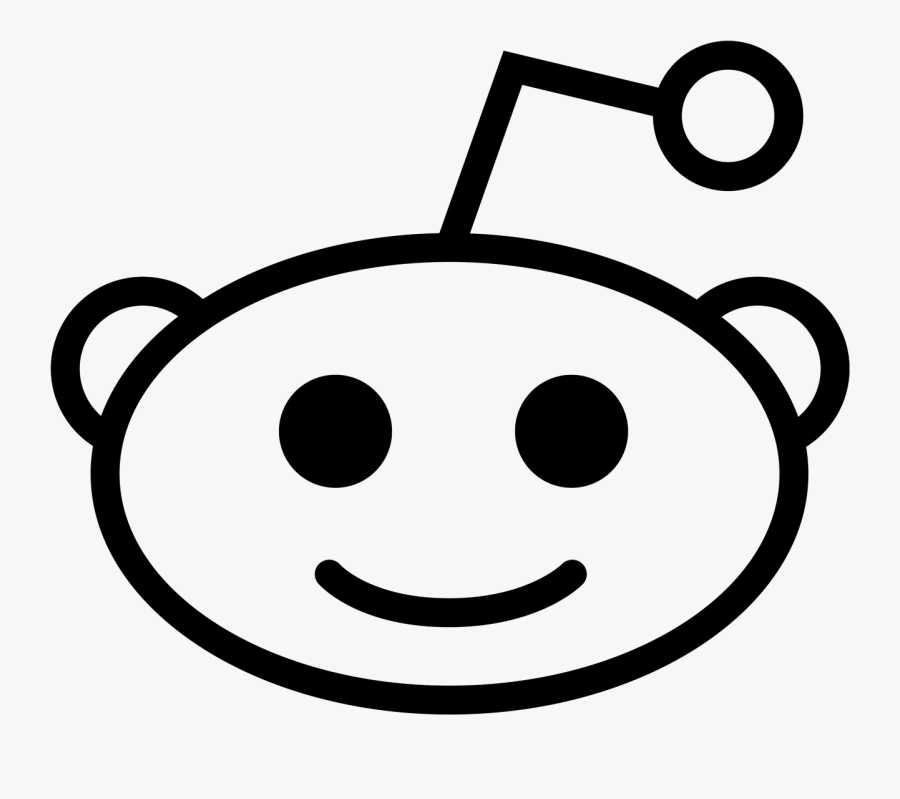 Reddit Computer Icons Logo - Reddit Black Icon Png, Transparent Clipart