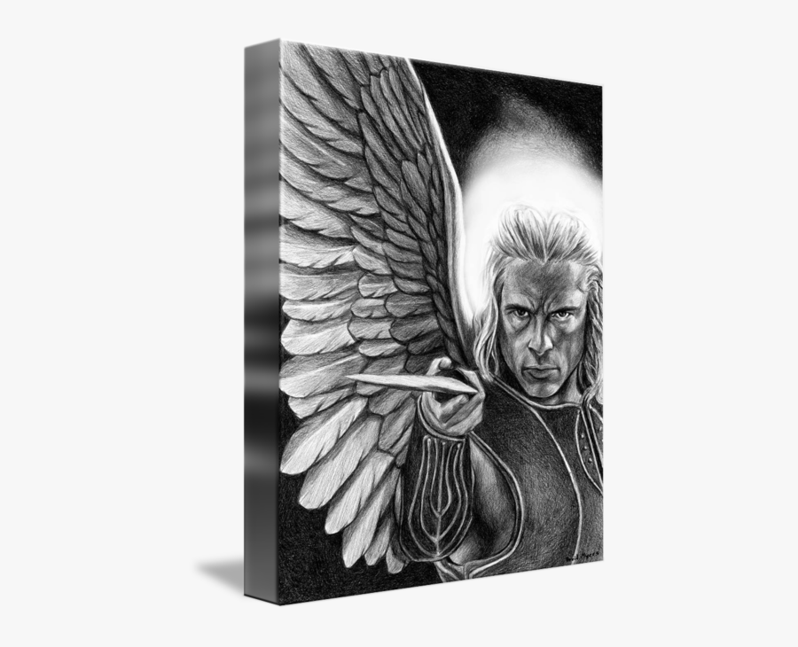 Saint Michael The By - Modern Saint Michael Archangel Drawings, Transparent Clipart