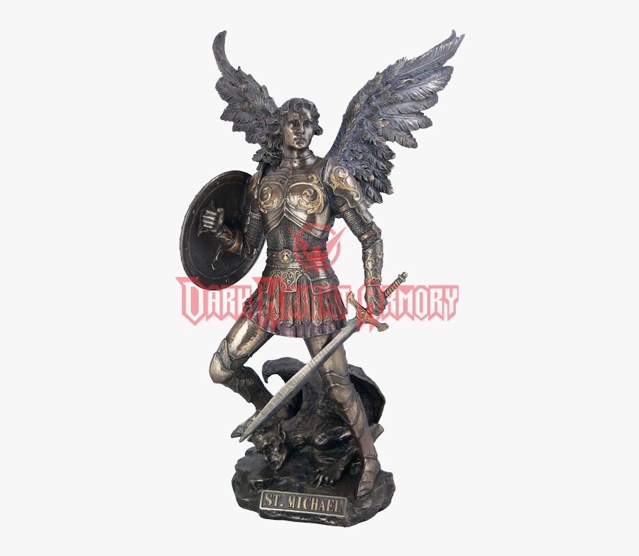 Religious Statues, Archangel Statues And St - St Michael Sword Shield, Transparent Clipart